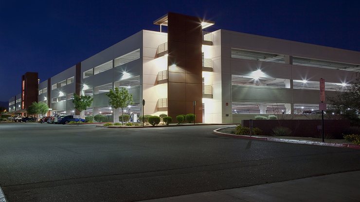 Parking structure conversion — EVO lighting project